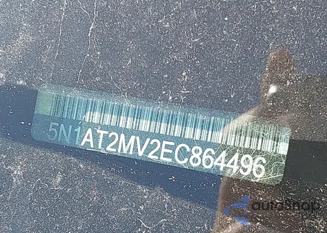 2014 Nissan Rogue Sv z USA, uszkodzony, nr VIN 5N1AT2MV2EC864496